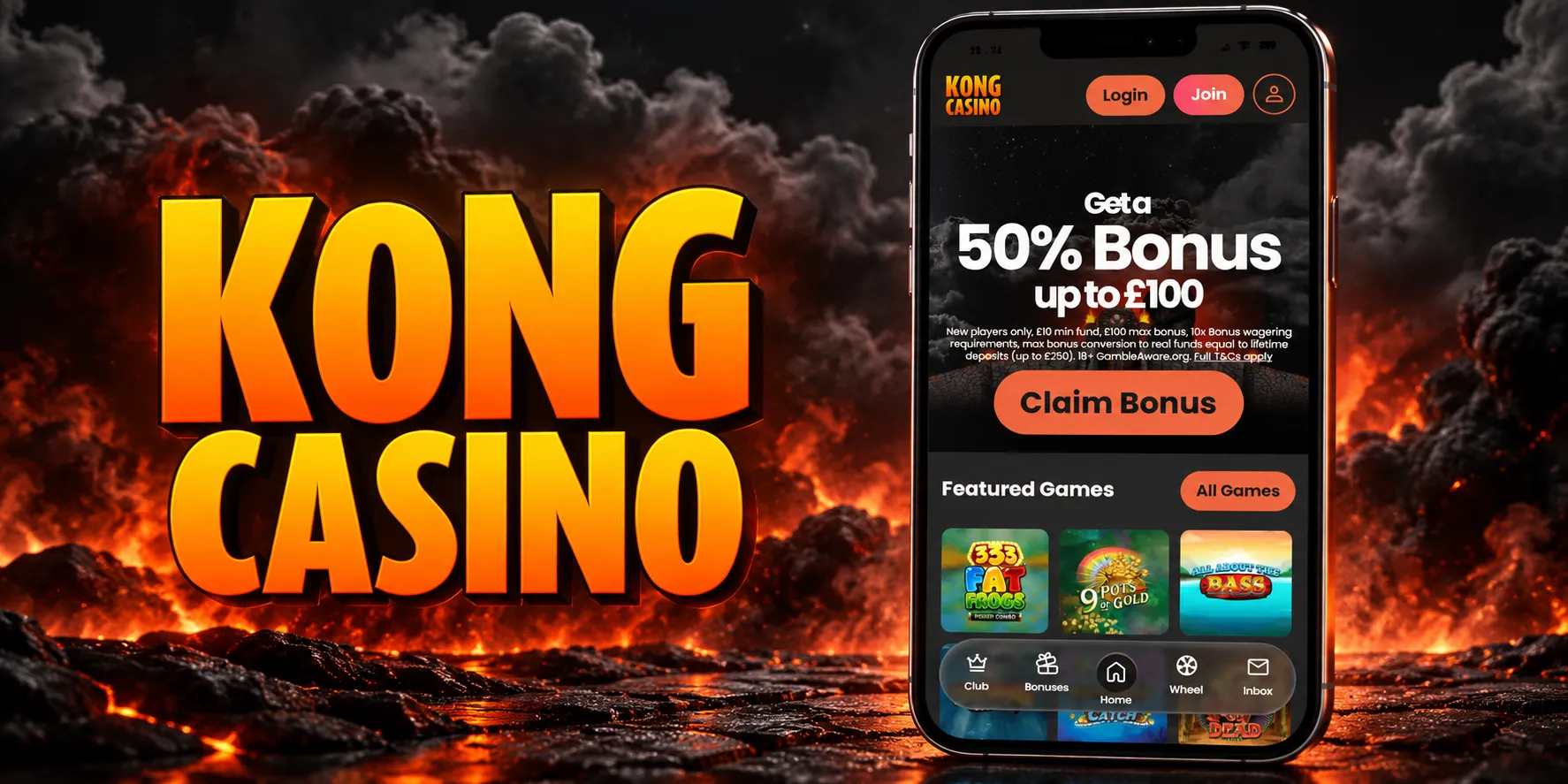 Kong Casino App Screenshot